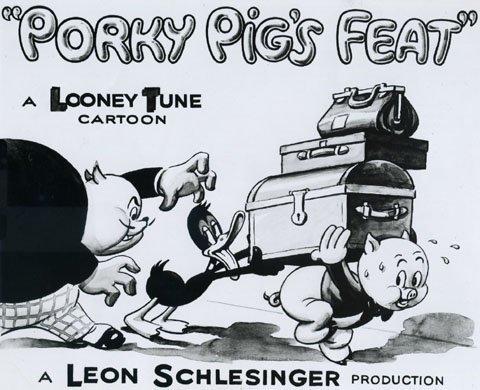 Porky Pig's Feat lobby card