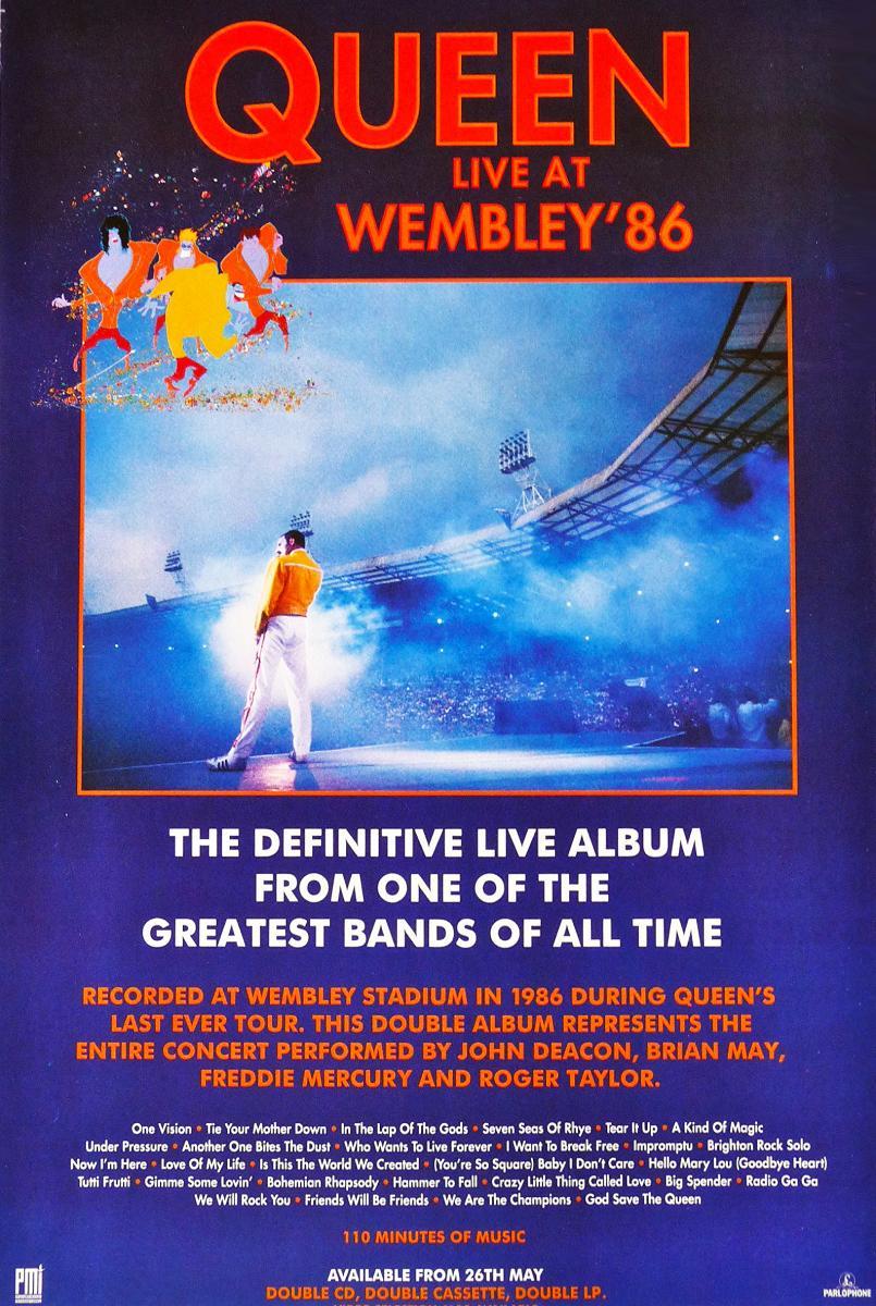 Queen Live Wembley '86 (1986) - Filmaffinity