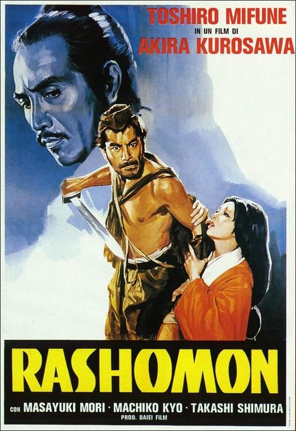 Akira Kurosawa's Rashômon 1950 LOCANDINA di film giapponese 9 