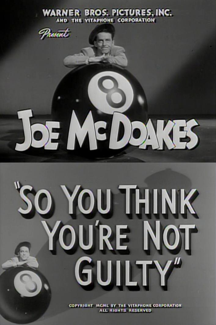 So You Think You Re Not Guilty S 1950 Filmaffinity