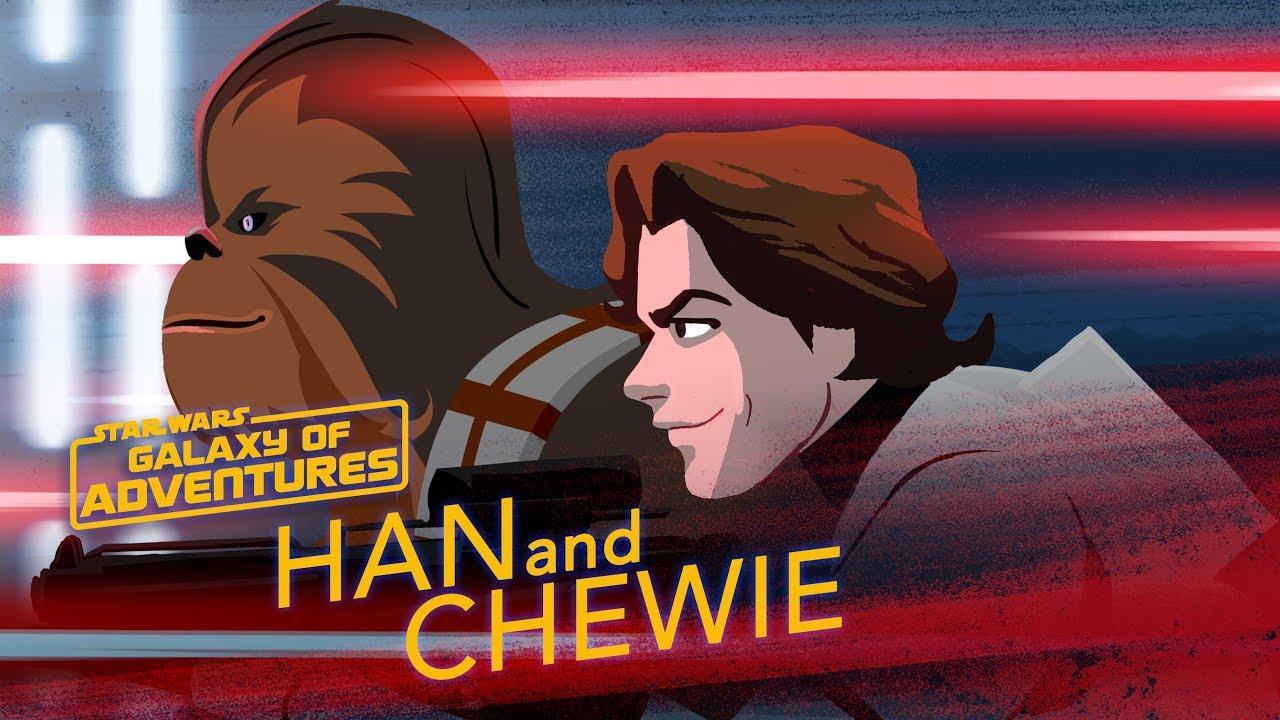Sección visual de Star Wars Galaxy of Adventures Han y Chewbacca Fiel compañero (C Sección visual de Star Wars Galaxy of Adventures Han y Chewbacca Fiel compañero (C