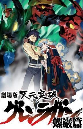 Tengen Toppa Gurren Lagann Movie Lagann-Hen Poster