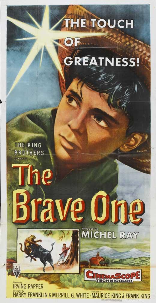 1956 The Brave One #3 Lobby Card 11x14 Michel Ray Rodolfo Hoyos Jr. El —