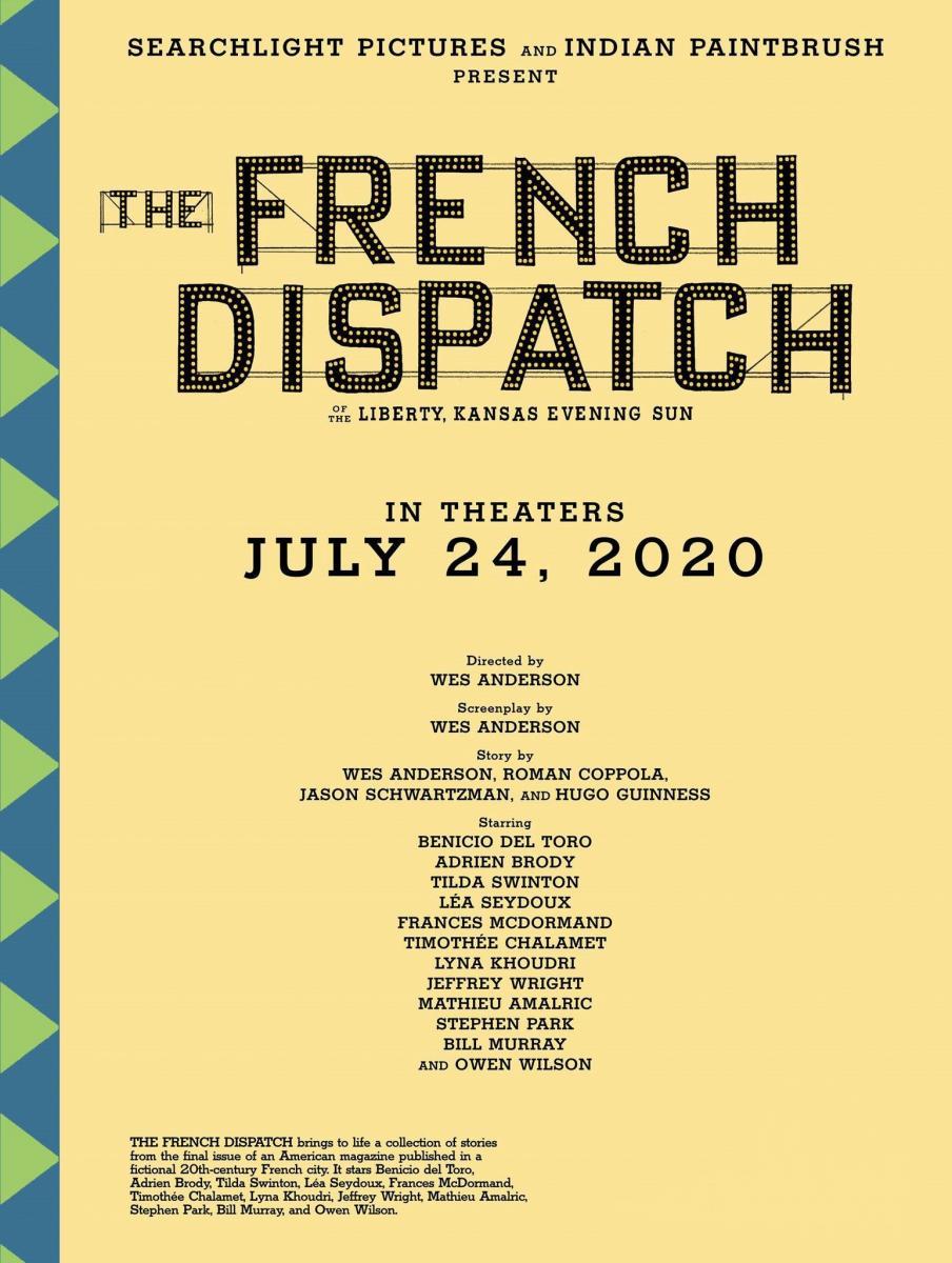Dispatch indonesia date french release The French