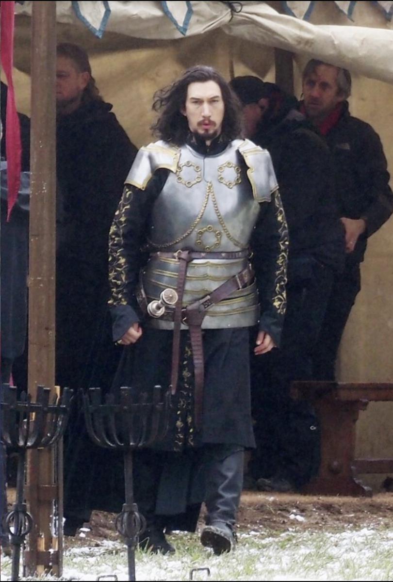 The plate and chainmail armor worn by 1386 French knight Jacques le Gris  (Adam Driver) in Ridley Scott's The Last Duel (2021) - thoughts on  historical accuracy? : r/Shadiversity