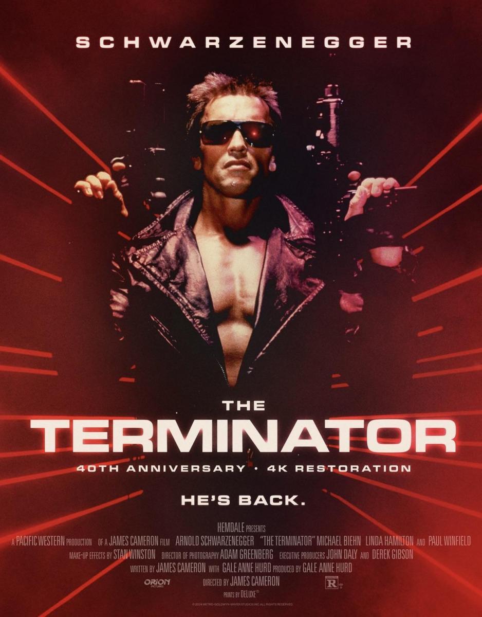 Locandina TERMINATOR Arnold Schwarzenegger 1 Edizione 1984 - Foto 4