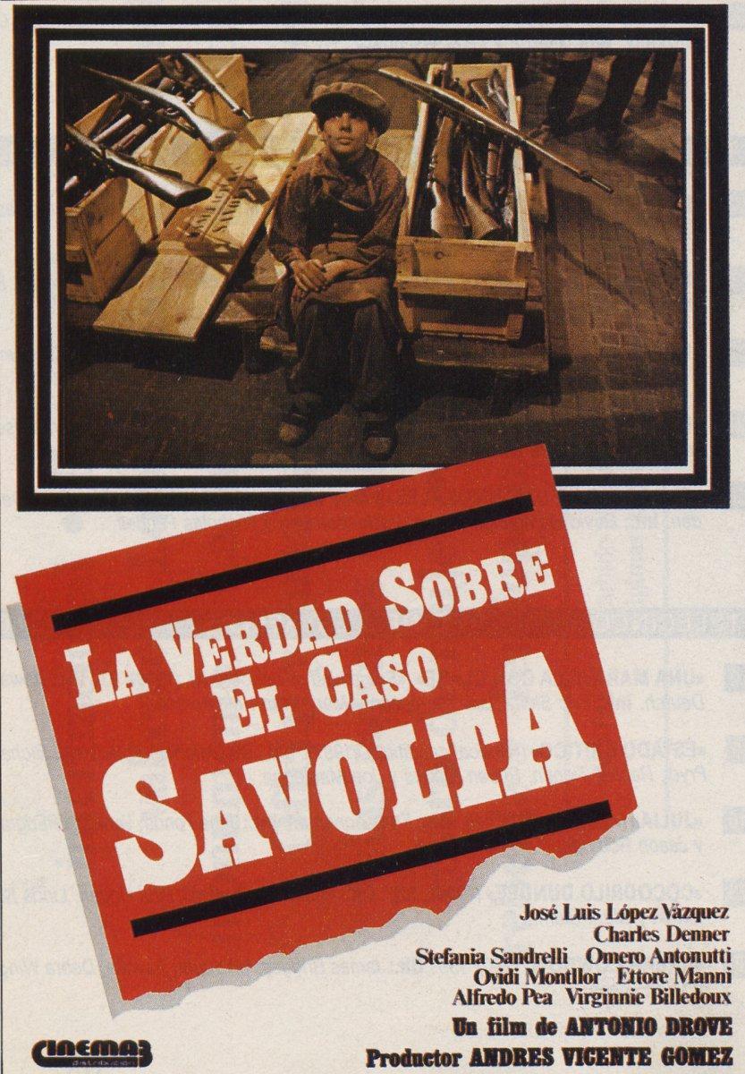 Правда о деле Савольты 1980 постеры