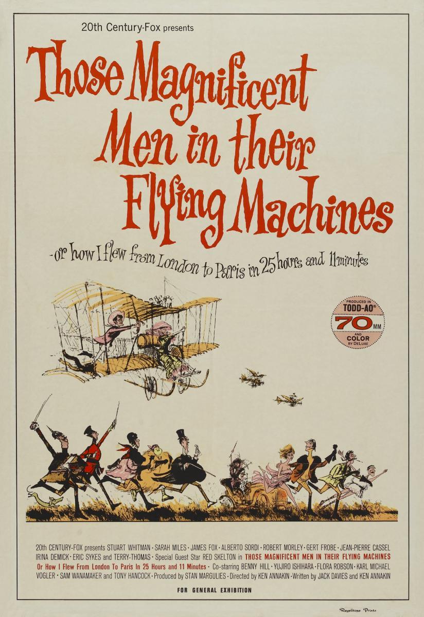 Those Magnificent men in their Flying Machines or how i Flew from London to Paris in (1965) Постер