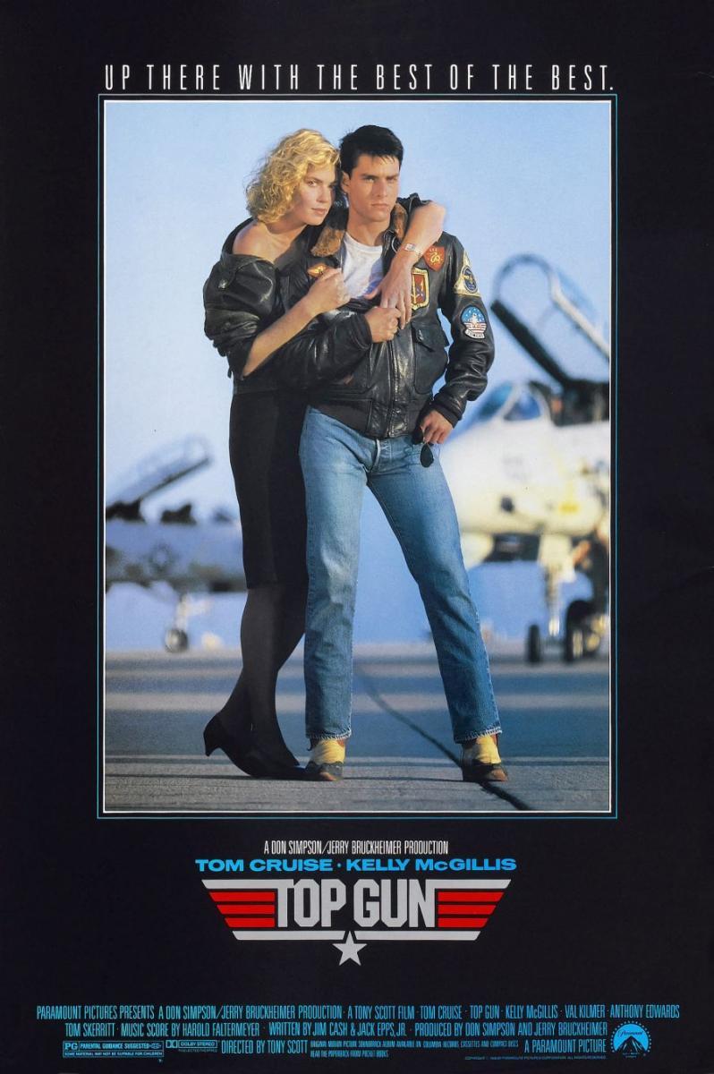 Top Gun Logo American Action Drama Film Poster Cruise McGillis Kilmer Edwards