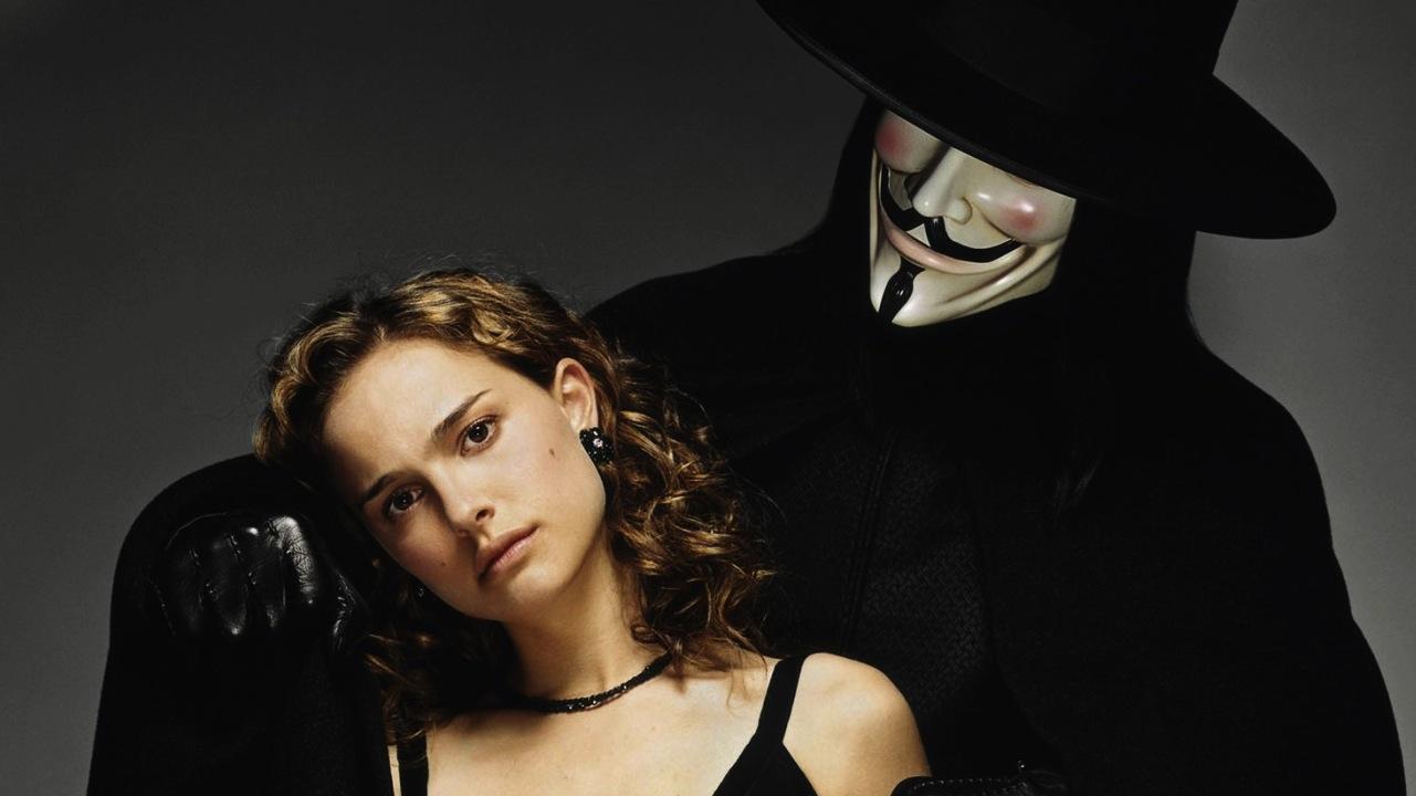 NATALIE PORTMAN HUGO WEAVING PHOTO V for Vendetta FILM