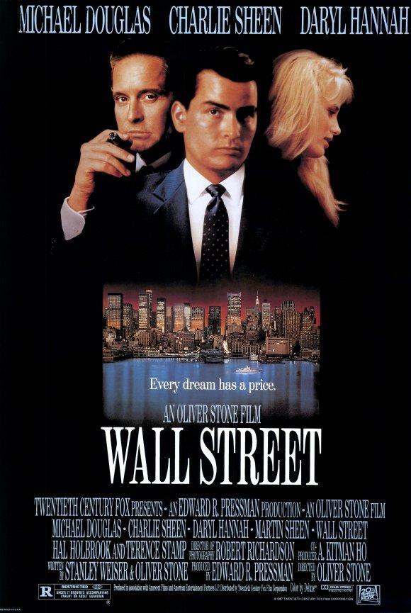 WALL STREET 1987 OLIVER STONE 8" X 10" COLOR PHOTOGRAPH on AGFA PHOTO PAPER 