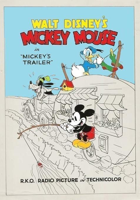 Walt Disney s Mickey Mouse Mickey s Trailer 1938 Filmaffinity