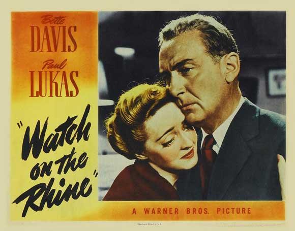 Watch on the Rhine (1943) - Filmaffinity