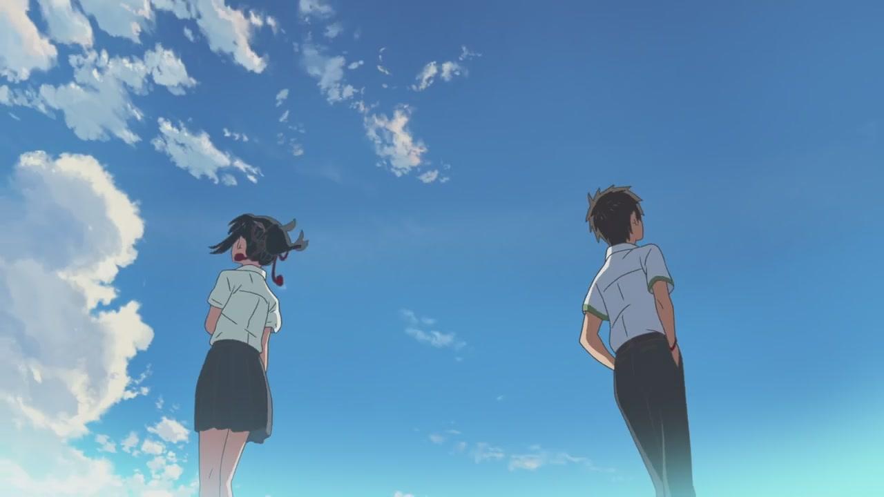 Original Film Title: KIMI NO NA WA. English Title: YOUR NAME. Film  Director: MAKOTO SHINKAI. Year: 2016. Credit: AMUSE/THE ANSWER STUDIO/COMIX  WAVE FILM/EAST JAPAN MARKETING / Album Stock Photo - Alamy