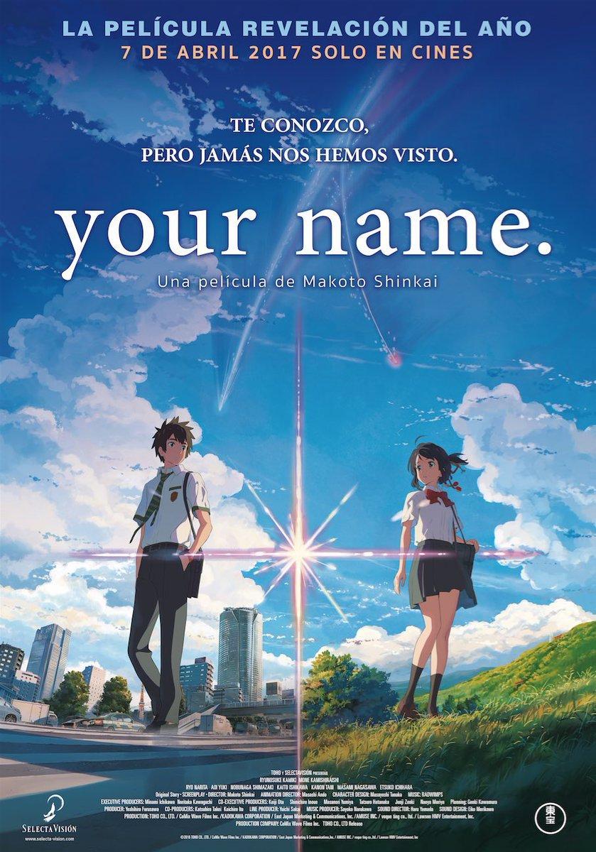 Cinematologia on X: Filme: Your Name (Kimi no na wa) Diretor: Makoto  Shinkai Ano: 2016  / X