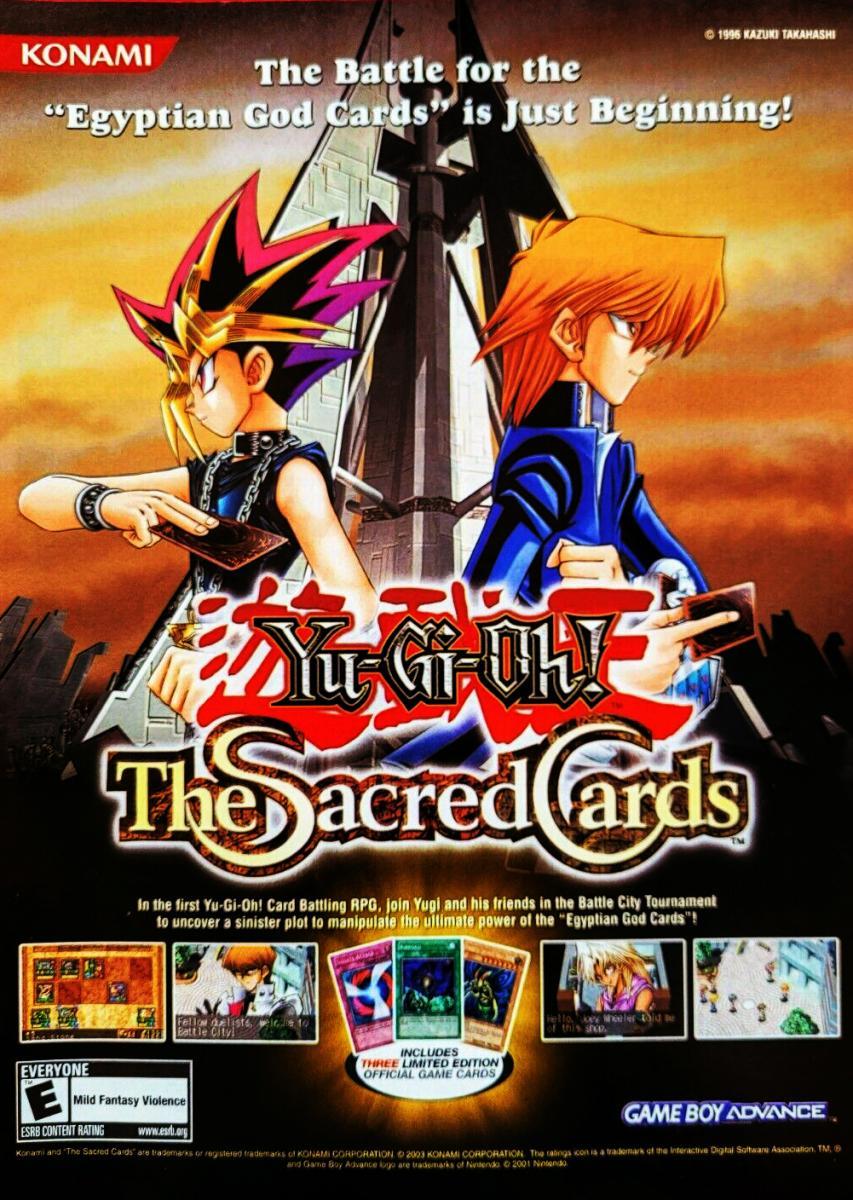 Yu-gi-oh Sacred Cards List Yu-Gi-Oh! The Sacred Cards Game Boy Advance Game - Battle City Tournament, 900+ Cards, Includes 3 Exclusive Trading Cards Gameboy Advance Sp Yu-gi-oh Sacred Cards List Yu-Gi-Oh! The Sacred Cards Game Boy Advance Game - Battle City Tournament, 900+ Cards, Includes 3 Exclusive Trading Cards Gameboy Advance Sp