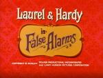 Laurel y Hardy: False Alarms (C)