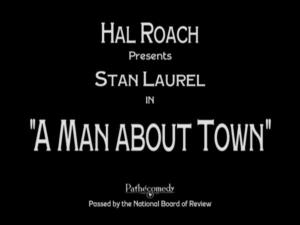 A Man About Town (S)
