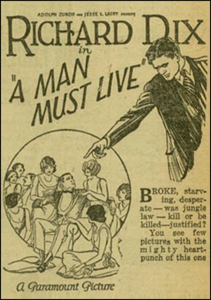 A Man Must Live (1925) - FilmAffinity