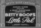 Betty Boop's Little Pal (S)
