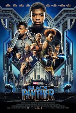 póster de la película de ciencia ficción Black Panther