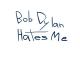 Bob Dylan Hates Me (S)
