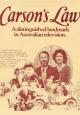 Carson's Law (TV Series) (Serie de TV)