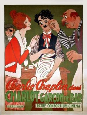Charlot en el cabaret (Charlot camarero) (C)