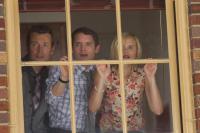 Elijah Wood, Alison Pill & Leigh Whannell