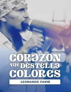 Corazón que destella colores 