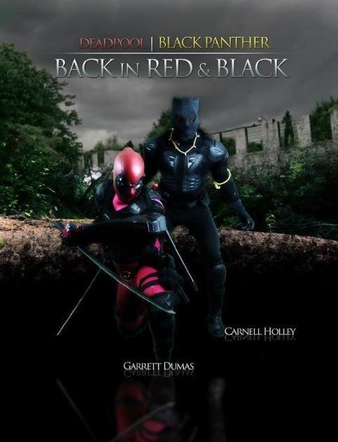 DeadPool Black Panther Back in Red & Black 