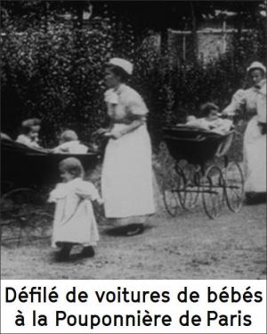 Défilé de voitures de bébés à la pouponnière de Paris (C)