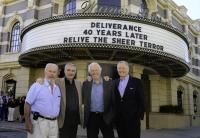 Ned Beatty, Burt Reynolds, Ronny Cox & Jon Voight en el 40º aniversario de Deliverance