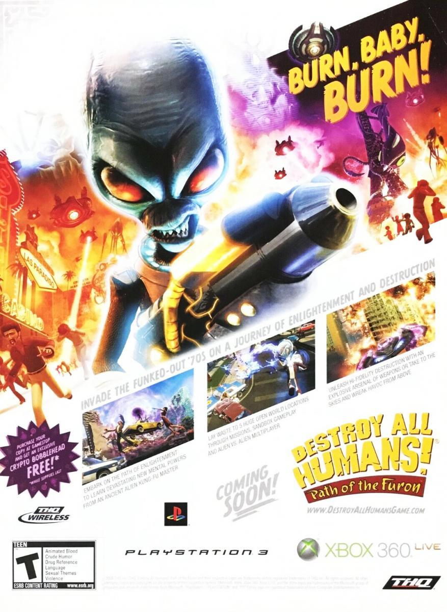 Image gallery for Destroy All Humans! Path of the Furon FilmAffinity Image gallery for Destroy All Humans! Path of the Furon FilmAffinity