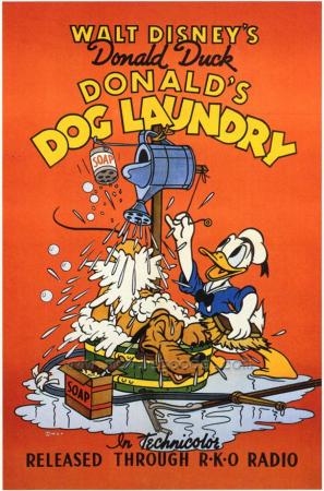El pato Donald: La lavandería de perros de Donald (C)