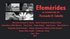 Efemérides (S)