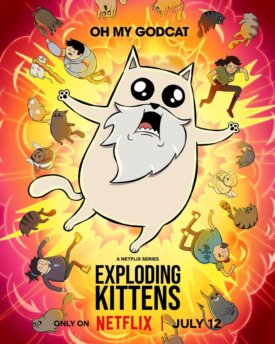ASMODEE Exploding Kittens: Aie Aie Burrito – Gioco Di Carte Con 2 Burritos In Schiuma, 3-6 Giocatori, 7+ Anni