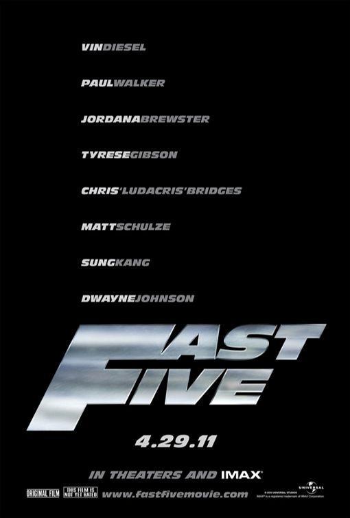 Fast & Furious 5  - Posters
