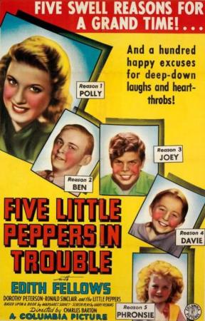 Five Little Peppers in Trouble 