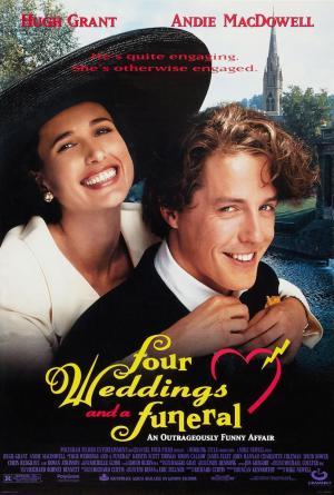 póster de la película Cuatro bodas y un funeral