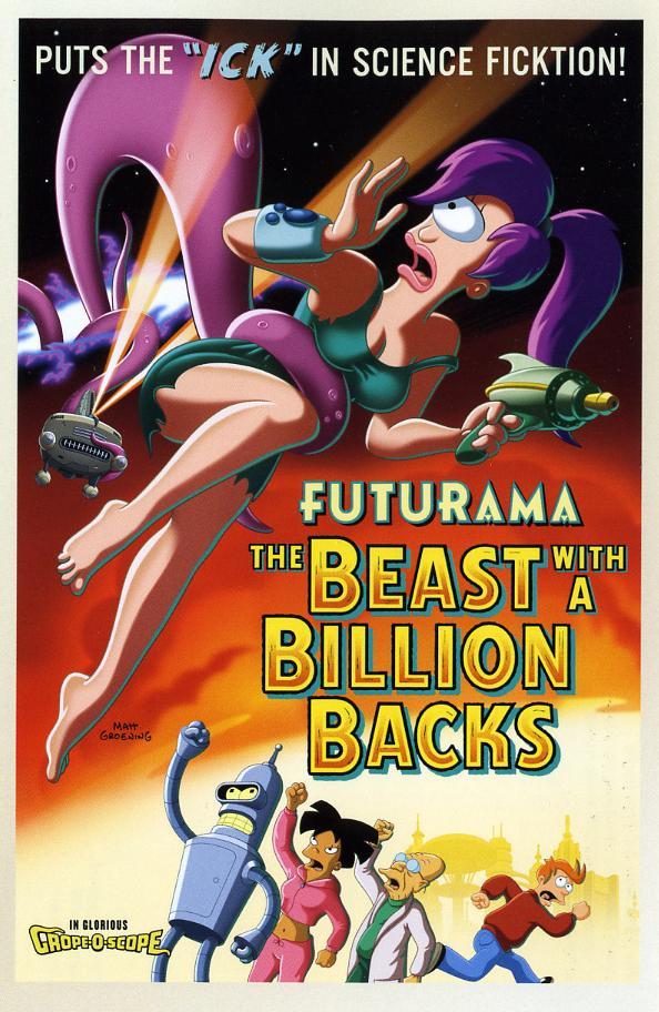 Futurama: La bestia con un millón de espaldas  - Posters