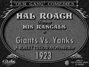 Giants vs. Yanks (S)