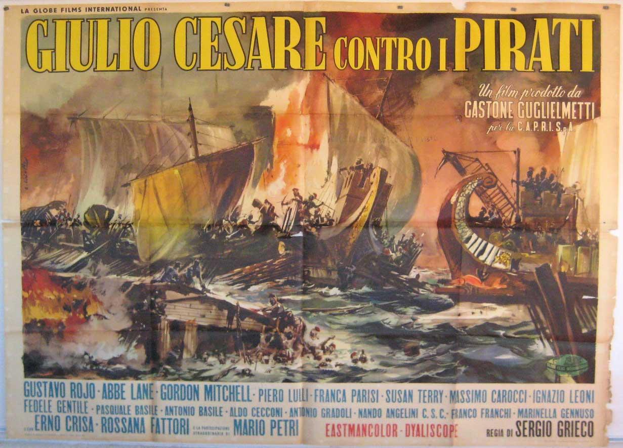 Julio César contra los piratas  - Posters