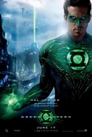 póster de la película de superhéroes Linterna verde