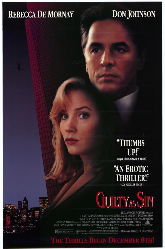 Guilty as Sin  - Posters