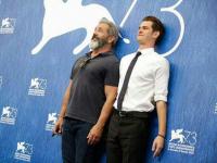 Mel Gibson & Andrew Garfield at Venice Film Festival