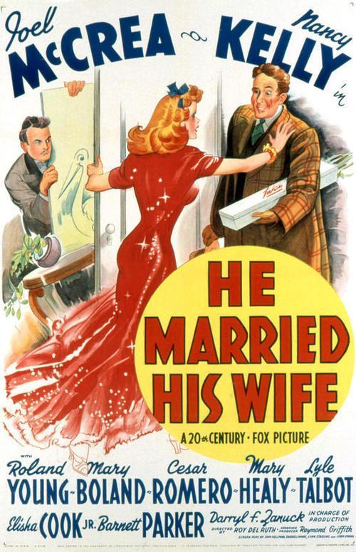 He Married His Wife (1940) - FilmAffinity