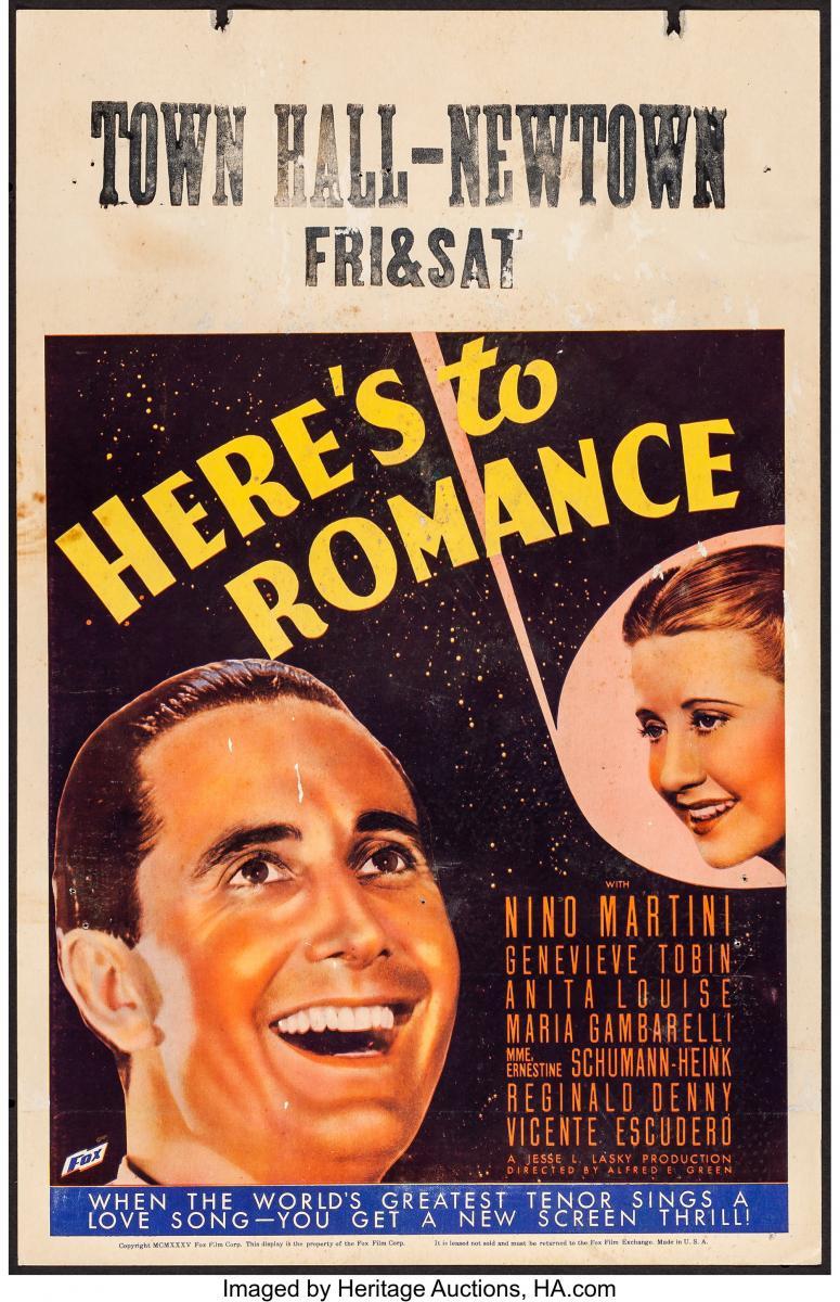 Here's to Romance  - Posters