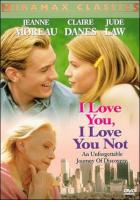 I Love You, I Love You Not  - Dvd