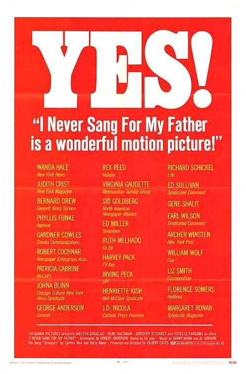 Nunca canté para mi padre  - Poster / Imagen Principal